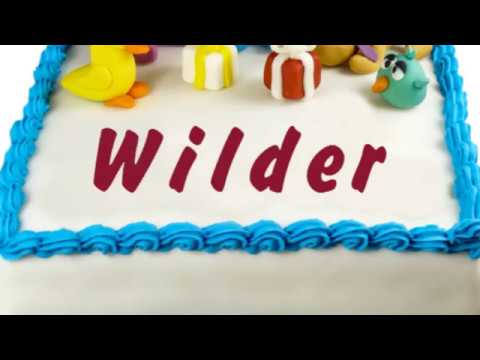 Happy Birthday Wilder