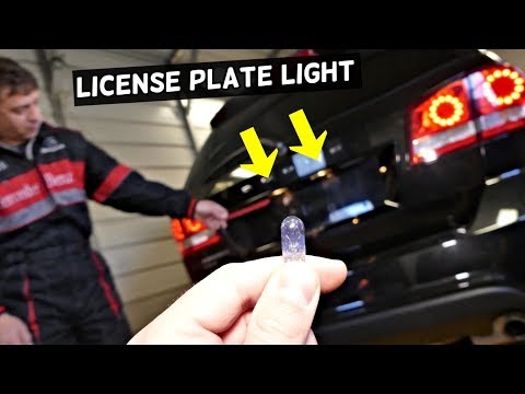 HOW TO REPLACE LICENSE PLATE LIGHT BULB ON DODGE JOURNEY | FIAT FREEMONT
