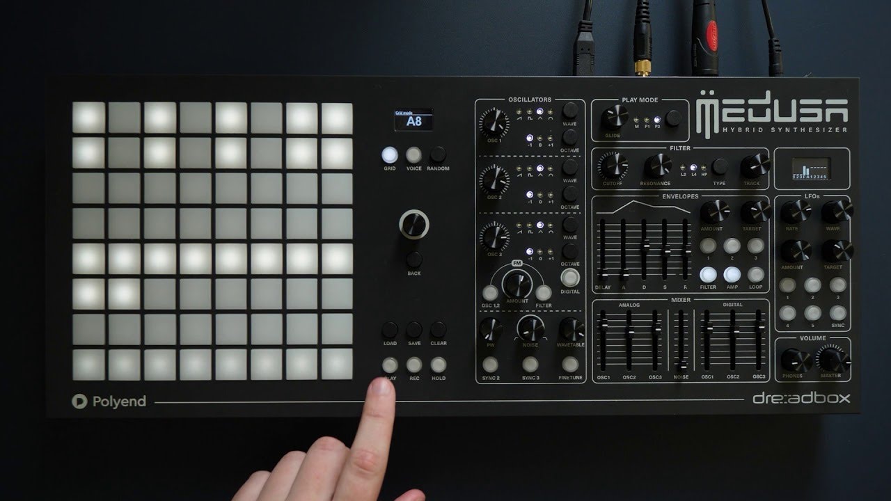 Dreadbox Medusa - Synergy Bundle 128 presets and 64 seqs - YouTube