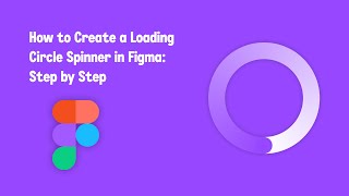How to Design Circle Ring Loading Spinner in Figma | (Hindi, Urdu)