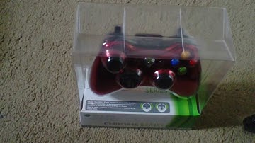 Xbox 360: Red Chrome Controller Unboxing