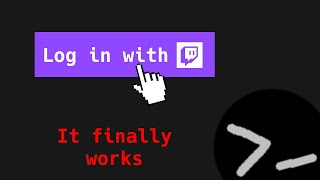 We finally implemented login with twitch account