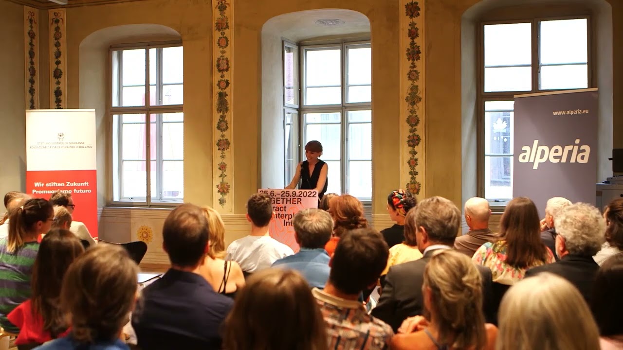 "TOGETHER": Exhibiton opening. Judith Waldmann (Kuratorin / Curatrice)