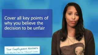 How to write an appeals letter