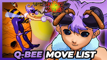 Q-BEE MOVE LIST - Vampire Savior: Lord of Vampire (VSAV / Darkstalkers 3)