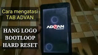 CARA SERVIS TAB ADVAN HANG LOGO || BOOTLOOP || HARD RESET