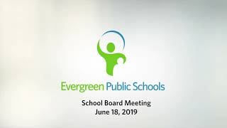 School Board Meeting - June 18, 2019