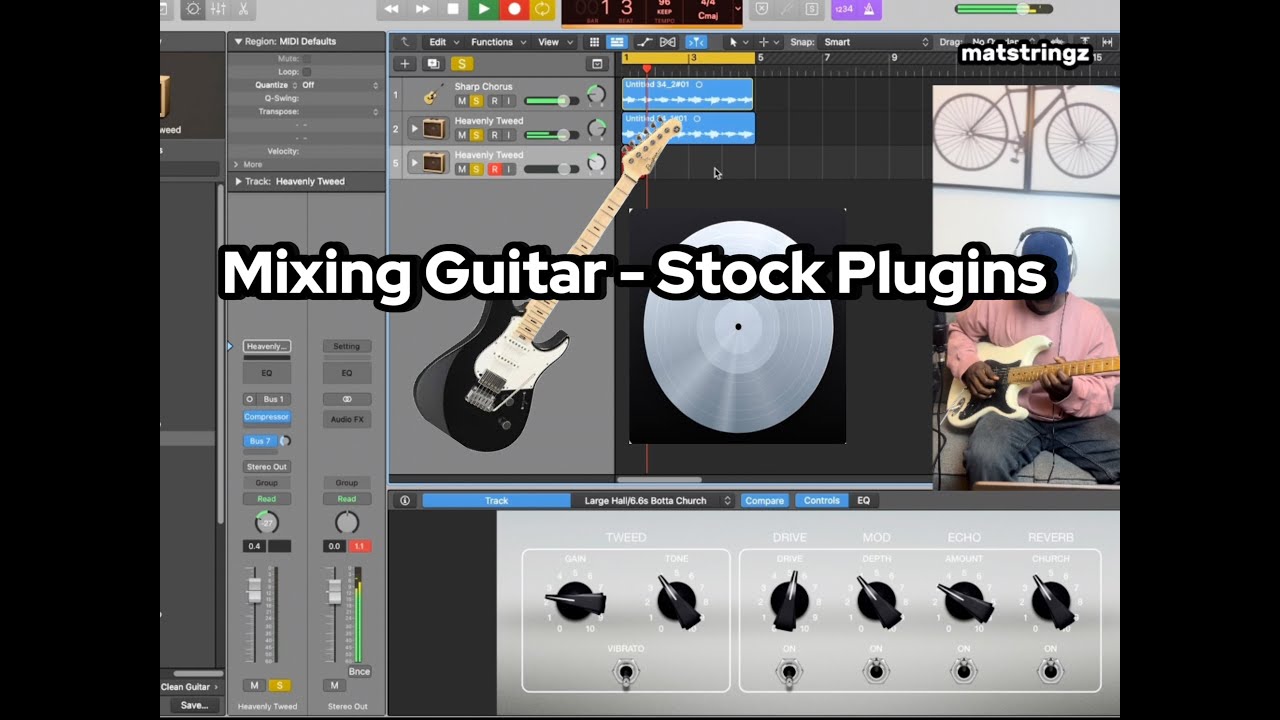 How to Mix Guitar Loops in Logic Pro X (Stock Plugins Only)