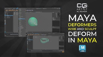 maya deformers| WIRE AND SCULPT DEFORM IN MAYA | maya wire deform|may sculpt deform |maya deform