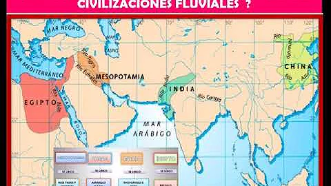 ¿Qué actividades económicas desarrollaron las civilizaciones fluviales?