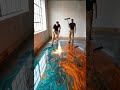Step into elegance ✨... #epoxyfloor #resin #asmr #epoxy #design