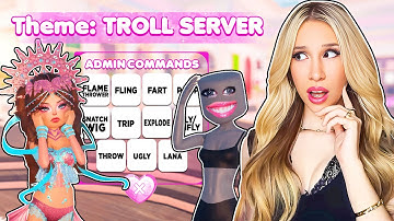 TROLLING To “WIN” in DRESS TO IMPRESS MASTER SERVERS... *CHAOTIC*