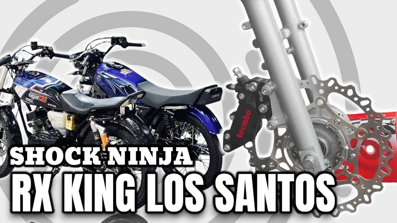 PAKET SHOCK DEPAN NINJA PNP RX KING LOS SANTOS #rxking #rxkingindonesia #yamaharxking  #rxking135cc