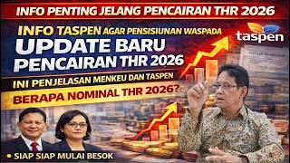 NEW UPDATE ON 2026 PENSION THR DISBURSEMENT AND IMPORTANT INFORMATION FOR TASPEN PENSIONERS BEWARE