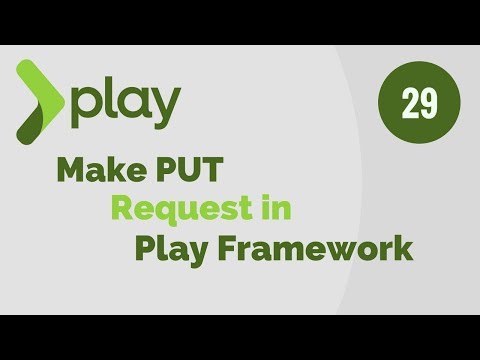 Play Framework Tutorial # 29 | Make PUT Request using jQuery in Play Framework
