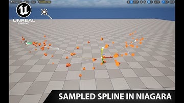 Sampled Spline in Niagara - Unreal Engine 5