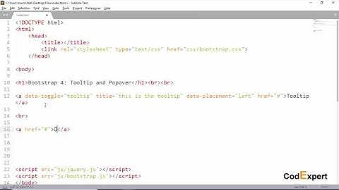 25 Tooltip and Popover in Bootstrap 4 in Urdu/Hindi
