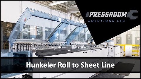 For Sale: Hunkeler Roll to Sheet Line 2020 #machine #printing #printproduction