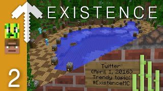 PRANK & MARKETPLACE Building w/ mcpeachpies | Minecraft Existence Server Lets Play Episode 2