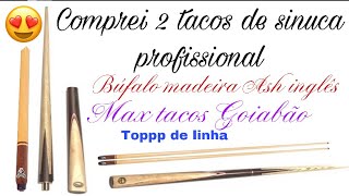 Taco De Sinuca Profissional Rosca 3/4 Ash Omin Enlighten E3b