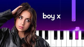 Tate Mcrae - Boy X Piano Tutorial