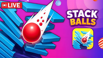 Live Game Stack Ball Gameplay 53 #stackball #games #shortslive