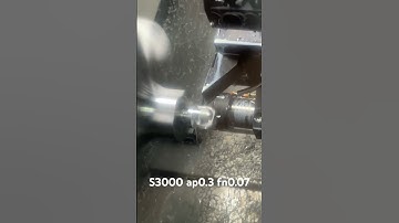 Lathe turning. Aluminum mirror finish. #millturn #machine #cnc