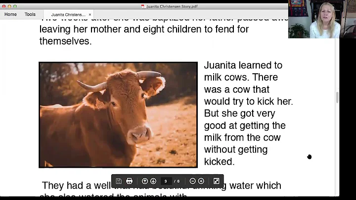 FAMILY STORIES #6 - JUANITA SANDERSON CHRISTENSEN