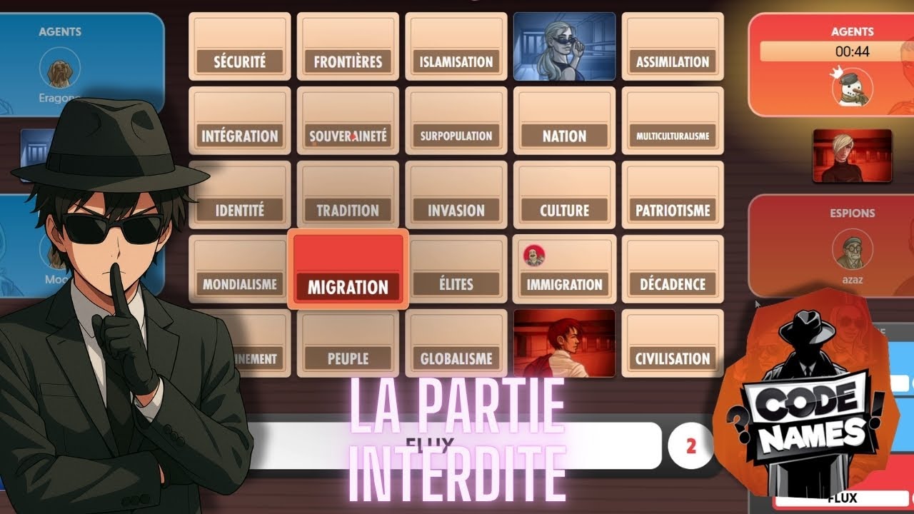 🕵️ La PARTIE INTERDITE - CODE NAMES - YouTube