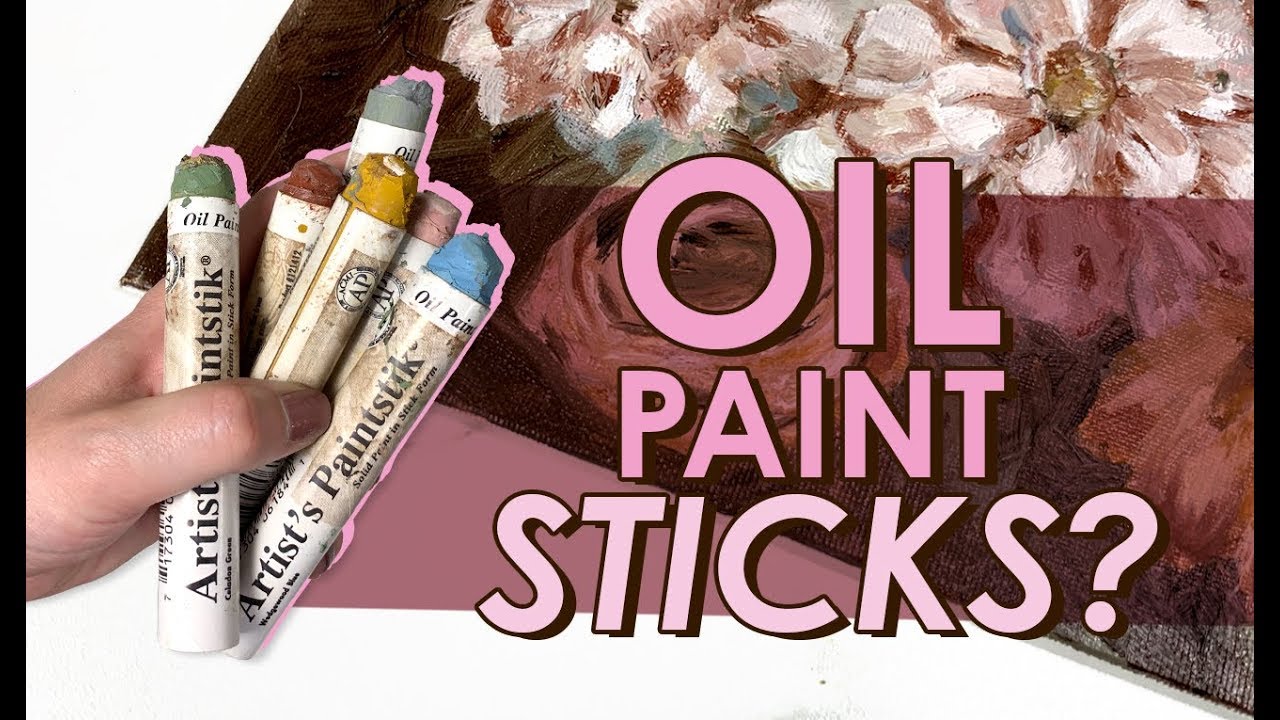 OIL PAINT IN A STICK!?, Trying WEIRD Art Supplies - Shiva Artist's  Paintstik
