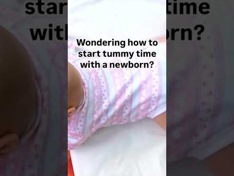 How to do tummy time.