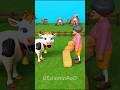A Scary Teacher &amp; Doll Feed aCow #shorts #Funny #Comedy#Scary Teacher3D