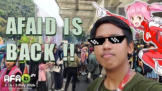 NYOBAIN DATENG KE EVENT ANIME TERBESAR DI ASIA TENGGARA AFAID 2024 - RyaZ Vlog