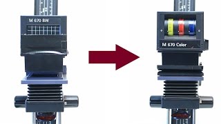 Converting M670 Durst Enlarger B&W medium format printing to 35mm