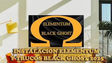 INSTALAR ELEMENTUM Y BLACK GHOST KODI 2025