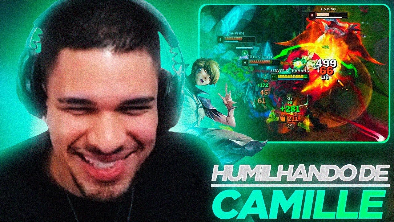 EU HUMILHEI O TIME INIMIGO COM A MINHA CAMILLE!