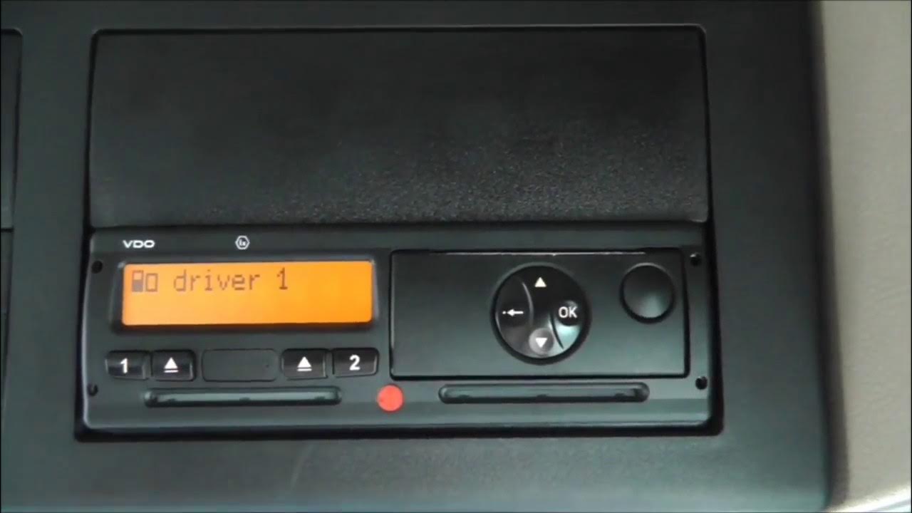 Siemens Tachograph How To Access Info On The Display. YouTube