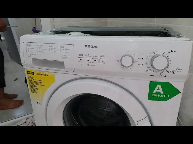 Regal Çamaşır Makinasının su kaçırma sorunu nasıl giderilir - YouTube