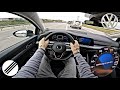 VW GOLF VIII 1.5 TSI TOP SPEED DRIVE ON GERMAN AUTOBAHN 🏎