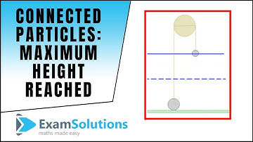Connected particles : Greatest height reached by a particle when the other hits the ground