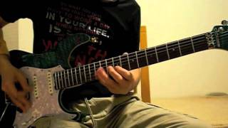 Video thumbnail of "crush 40 Live and Learn (guitar cover)"