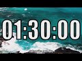 1 Hour And 30 Minute Timer With Calm And Soft Music And Sea In The Background mp3