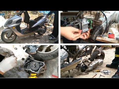 Motosiklet tamiri tüm detaylarıyla , scooter repair