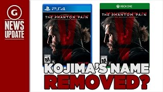 Kojima's Name Removed from MGS V's Box Art - GS News Update