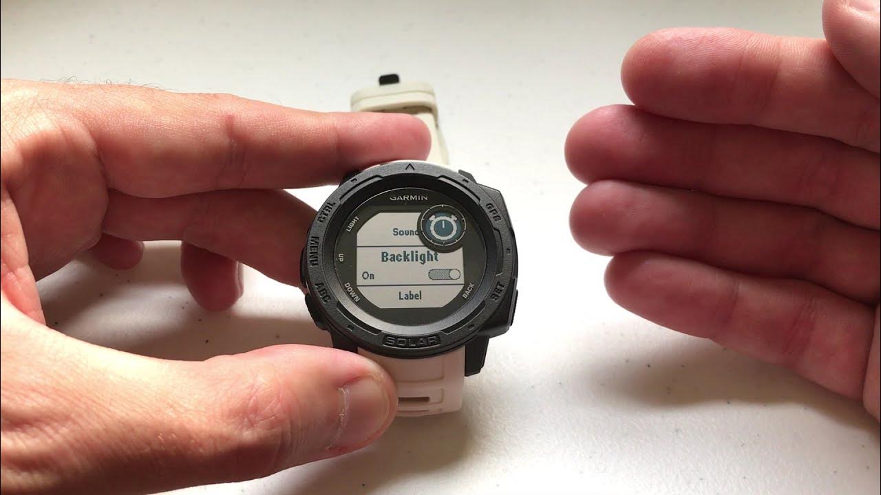 Garmin Instinct Backlight During Alarm (On or Off) YouTube