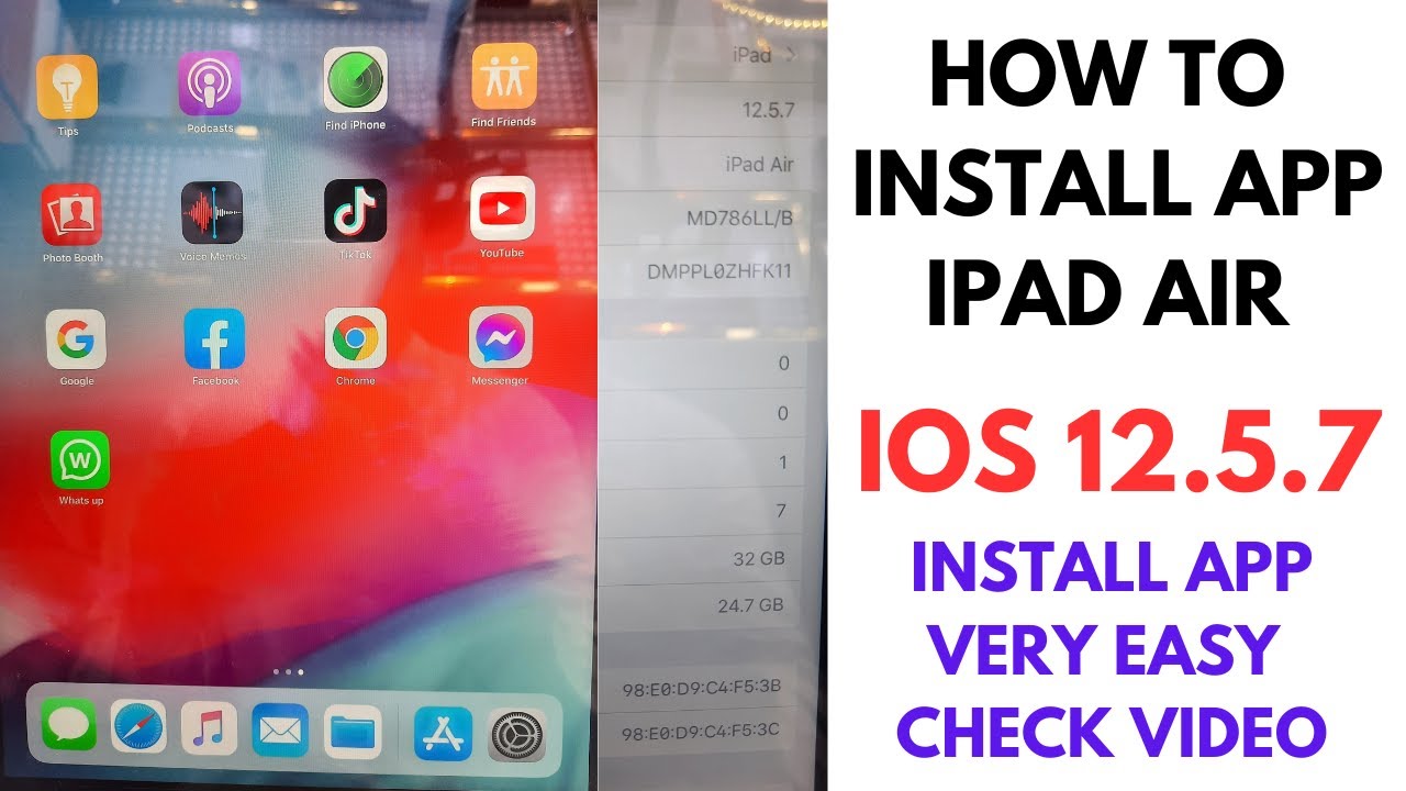 How To Installing App Ipad Air How To Install App Ipad Ios 12 5 7