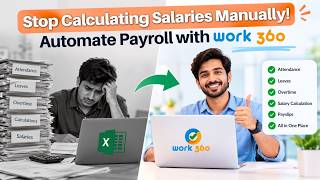 Employee Payroll Management Software | Salary, Attendance & Payslips | Work360 HRMS #payroll