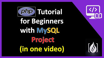 PHP Tutorial for Beginners with MySQL Project in 1 video!