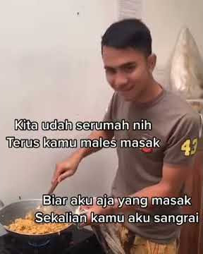 Suami idaman😍 masakin buat istri yang hamil🥰 ~Story wa tni/polri~