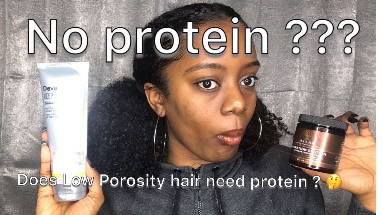 No PROTEIN on my HAIR for a month and WELL... Low Porosity Hair